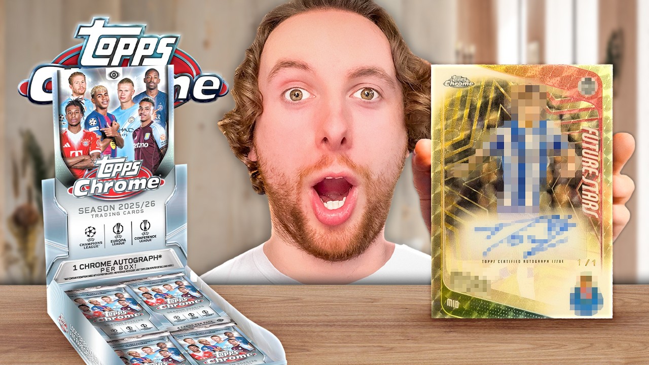 We Packed A 1/1 AUTOGRAPH In Topps UCC Chrome! - YouTube