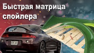 Двусторонняя матрица спойлера Mitsubishi eclipse 2g Технология "Быстрая матрица"