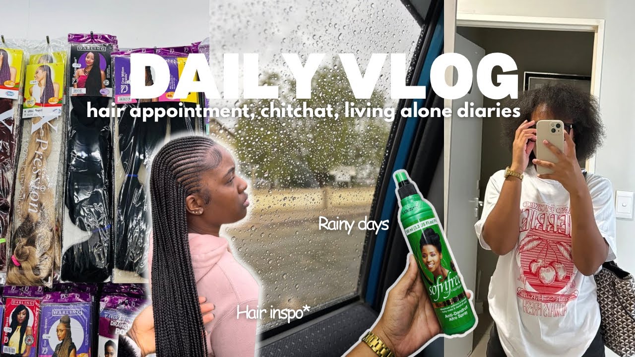 ЕЖЕДНЕВНЫЙ ВИДЕОБЛОГ | Посещение парикмахерской, болтовня и многое другое | Намибийский ютубер 🇳🇦