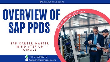 Overview of SAP Production Planning and Detailed Scheduling (PP/DS)