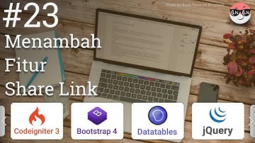 Tutorial Pembuatan Blog menggunakan Codeigniter 3 & Bootstrap 4 #23