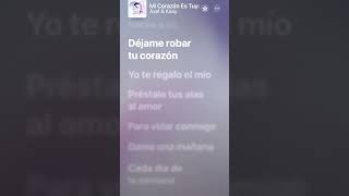 Mi Corazón Es Tuyo Canción