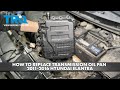 How to Replace Transmission Oil Pan 2011-2016 Hyundai Elantra