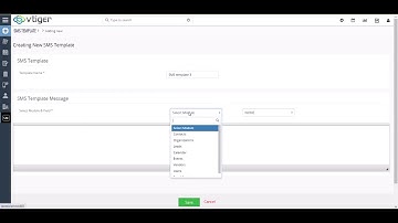 vTiger SMS Template