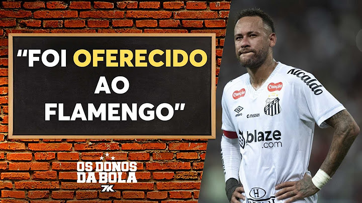 Neymar no Flamengo: Santos ofereceu atacante ao Rubro-Negro, diz Nicola