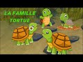       la famille tortue comptine