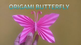 cara membuat origami kupu-kupu 3D/@Kerajinankertas898