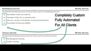 Fully Automated Engagement Letter for Advisory Services