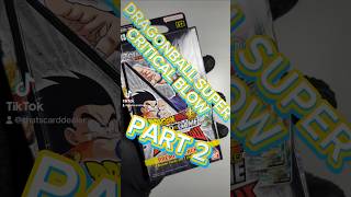DRAGONBALL SUPER CRITICAL BLOW PART2 dragonball youtubeshorts public asmr fyp opening cards