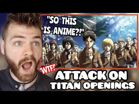 First Time Ever Reacting To Attack On Titan Openings | Non Anime Fan!