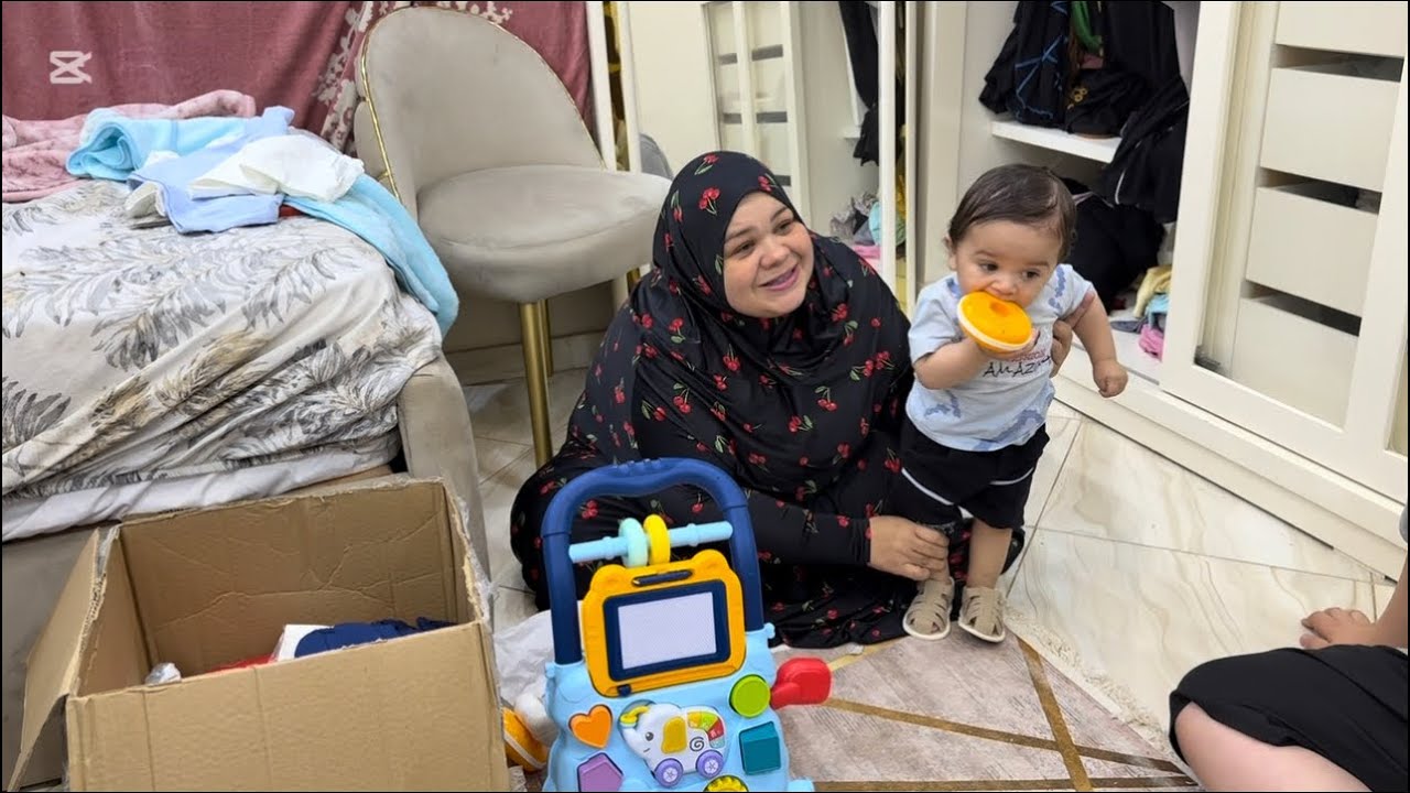 ام جني هدايا السعوديه نازله لمازن الصغير مخصوص ياابن المحظوظه شكر ليكي ياخلتو راشا  يابنت السعوديه 🥰