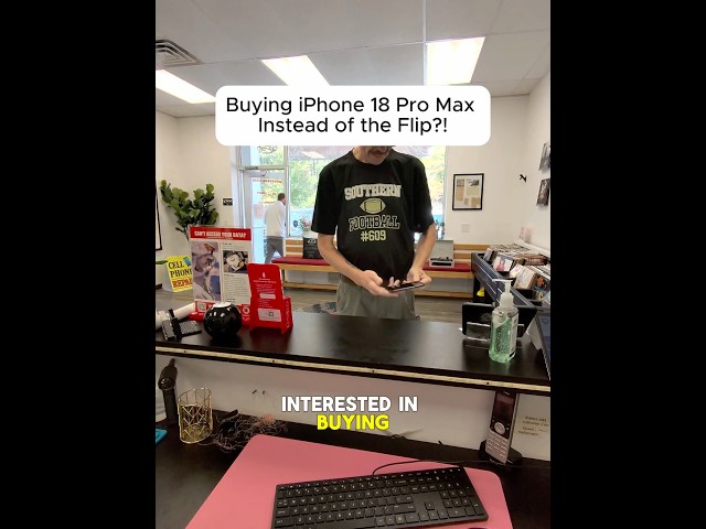 BUYING IPHONE 18 PRO MAX INSTEAD OF THE FLIP?! #smartphone #smartphone #phone #iphone