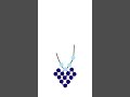 صنع قلب كبير بالخرز Beads خرز Beadsjewellery Art Handmade اكسسوارات قلب بالخرز خرز ازرق