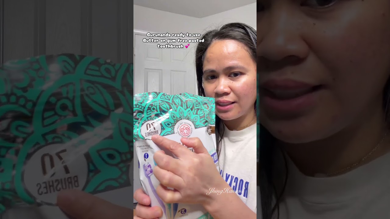 Butter on gums #gurunanda  #travelsize #healthygums