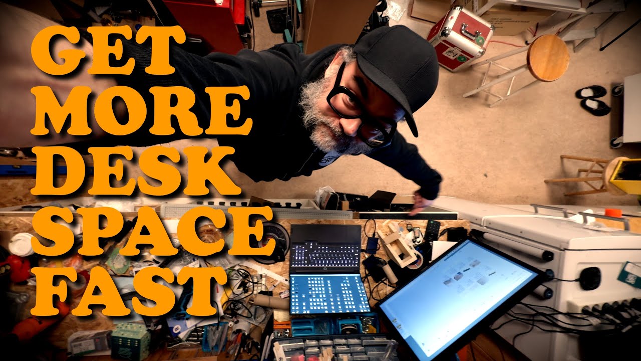 How To Double Your Workbench Surface Space (Quick Fix Workshop Upgrade ...