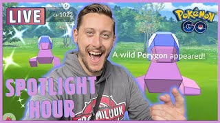 Porygon Spotlight Hour In Pokemon GO LIVE!