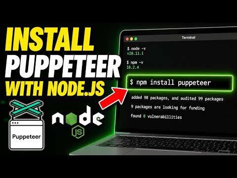 How to Install Puppeteer with Node.js - Quick Tutorial