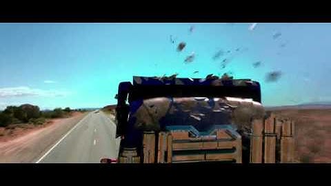 optimus se transforma  TRANSFORMERS 4