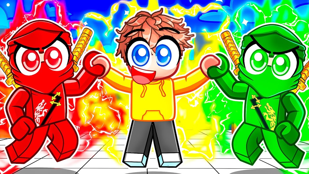 Adopted By a NINJAGO FAMILY in Roblox Strongest Battlegrounds!