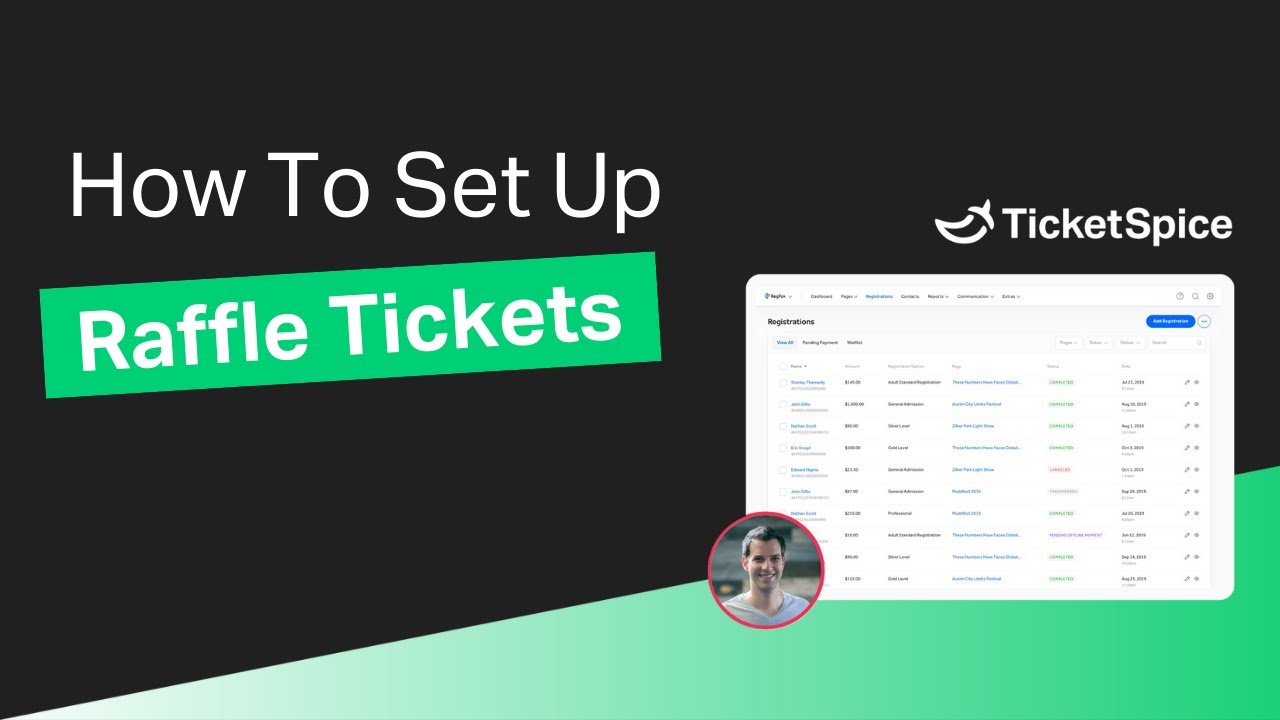How to Set Up Raffle Tickets on TicketSpice Ticketing Pages