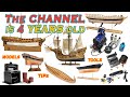 The channel is 4 years old