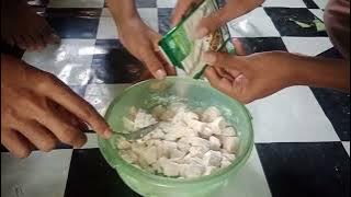 tutorial for making delicious crispy tofu (English projects)