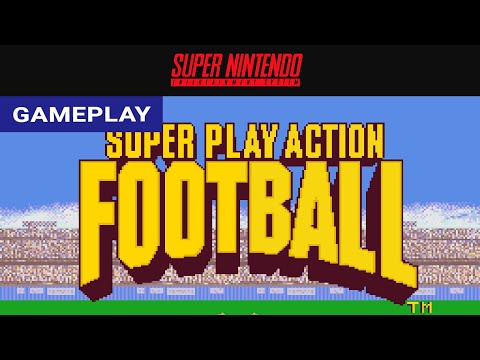 Super Play Action Football (Super NES) - Gameplay Clip [HD] | RetroGameUp