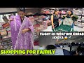 Shopping for family  flight ch weather khrab hogya  keep support angels shivam