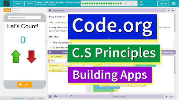 Building an App: Clicker Game Lesson 5.18 Tutorial with Answers Code.org CS Principles
