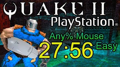 Quake II (PSX) speedrun - Any% Mouse - Easy - 27m56s [WR]