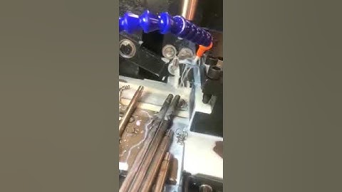 Automated CNC lathe #Automated lathe with tool holder and outer circle #控制 #