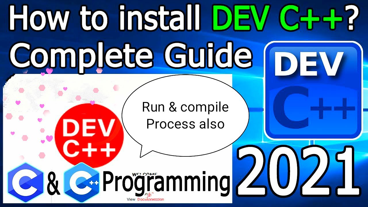 How to Download and Install Dev C++ on windows 10 / 8.1 / 7 | Run and ...
