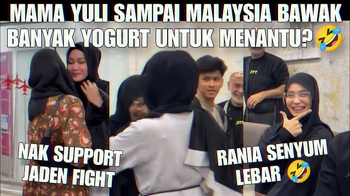 MAMA YULI DATANG MALAYSIA BAWAK YOGURT UNTUK RANIA DAN BAJU UNTUK TEAM JTT