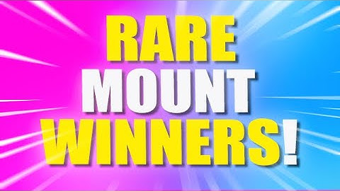 RARE MOUNT WINNERS !! | CLAIM YOUR CODES !! | Trove