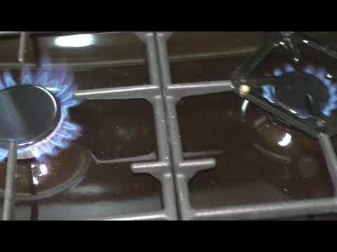 Газовая плита Gefest GS 3206 B горелки - YouTube