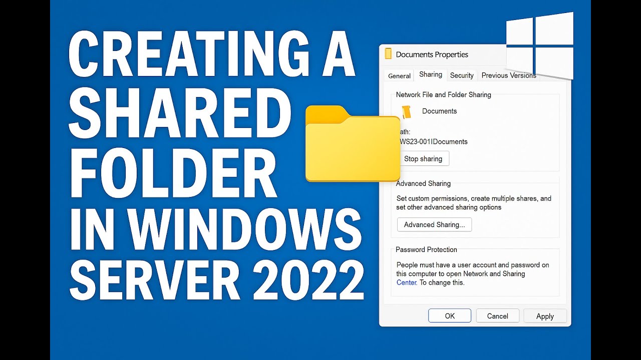 How to Create a Shared Folder in Windows Server 2022 #windows # ...