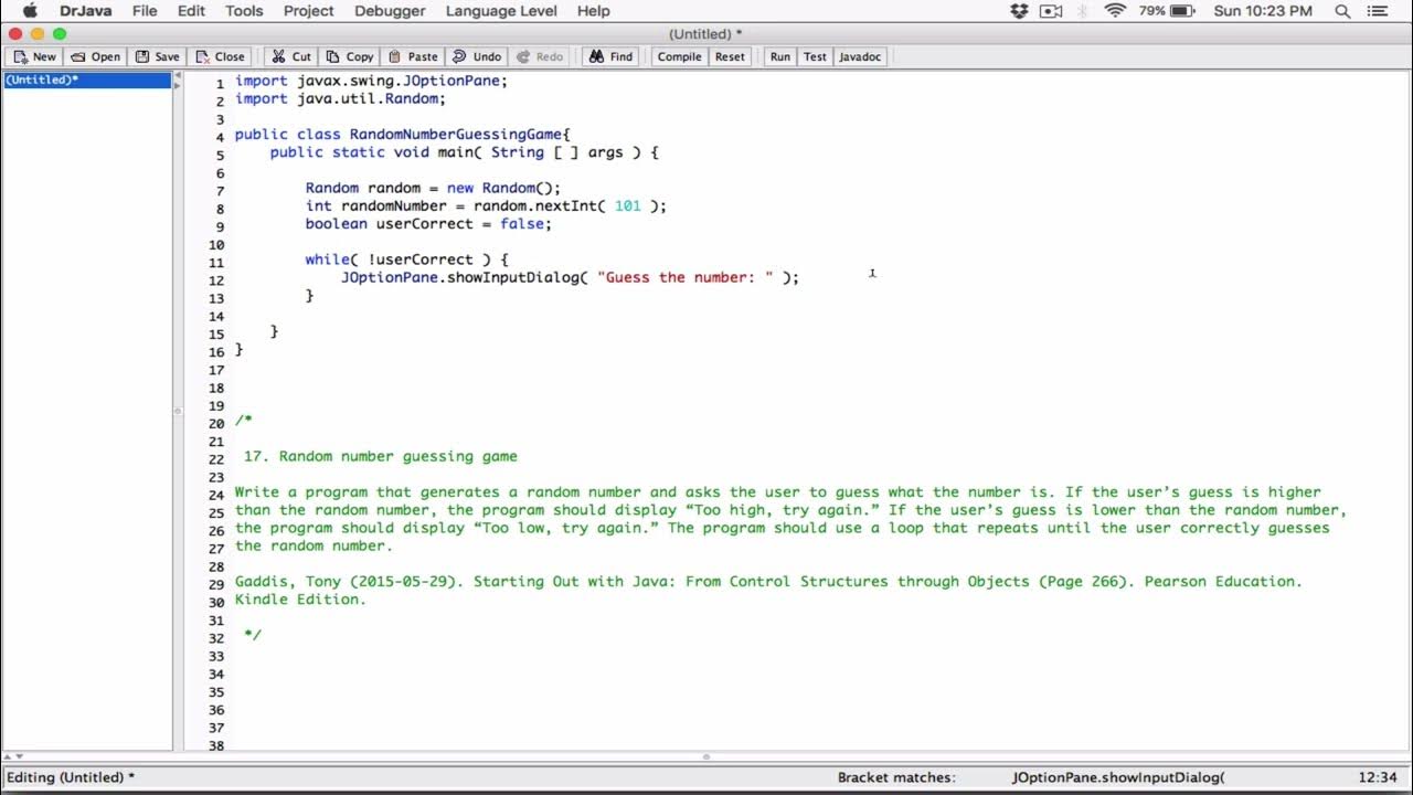 4.17. Random number guessing game - Java - ️ SOLUTIONS MOVED TO DISCORD ...