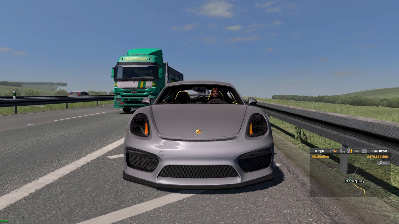 Porsche Cayman GT4 Euro Truck Simulator 2 [ ETS2