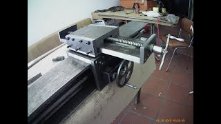 DIY Homemade Lathe Machine. PART ONE (1) Torno Casero!!