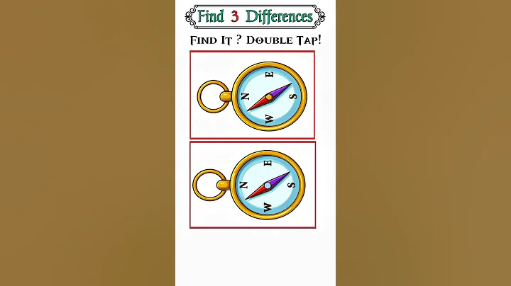 Find 3 Differences ! #new #spotthedifference #puzzle