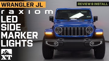 Jeep WranglerJL Raxiom Axial Series Sequential Turn Signal LED Side Marker Lights Review & Install
