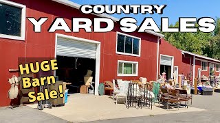 Country YARD SALES | BARN SALES | Vintage \& Antiques | YouTube