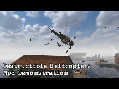 Teardown - Destructible Helicopter Mod (Demonstration)