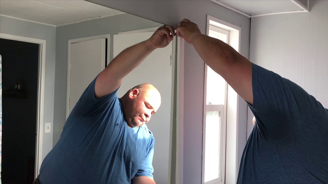 Framing our bathroom mirror YouTube
