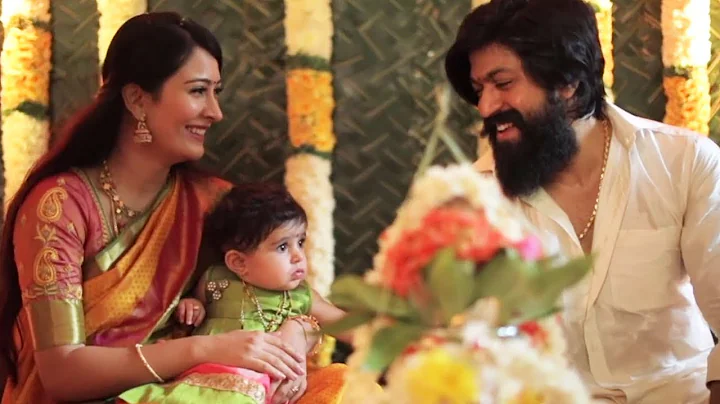 Ayra Yash Video : Yash Radhika Pandit Baby Naming ...