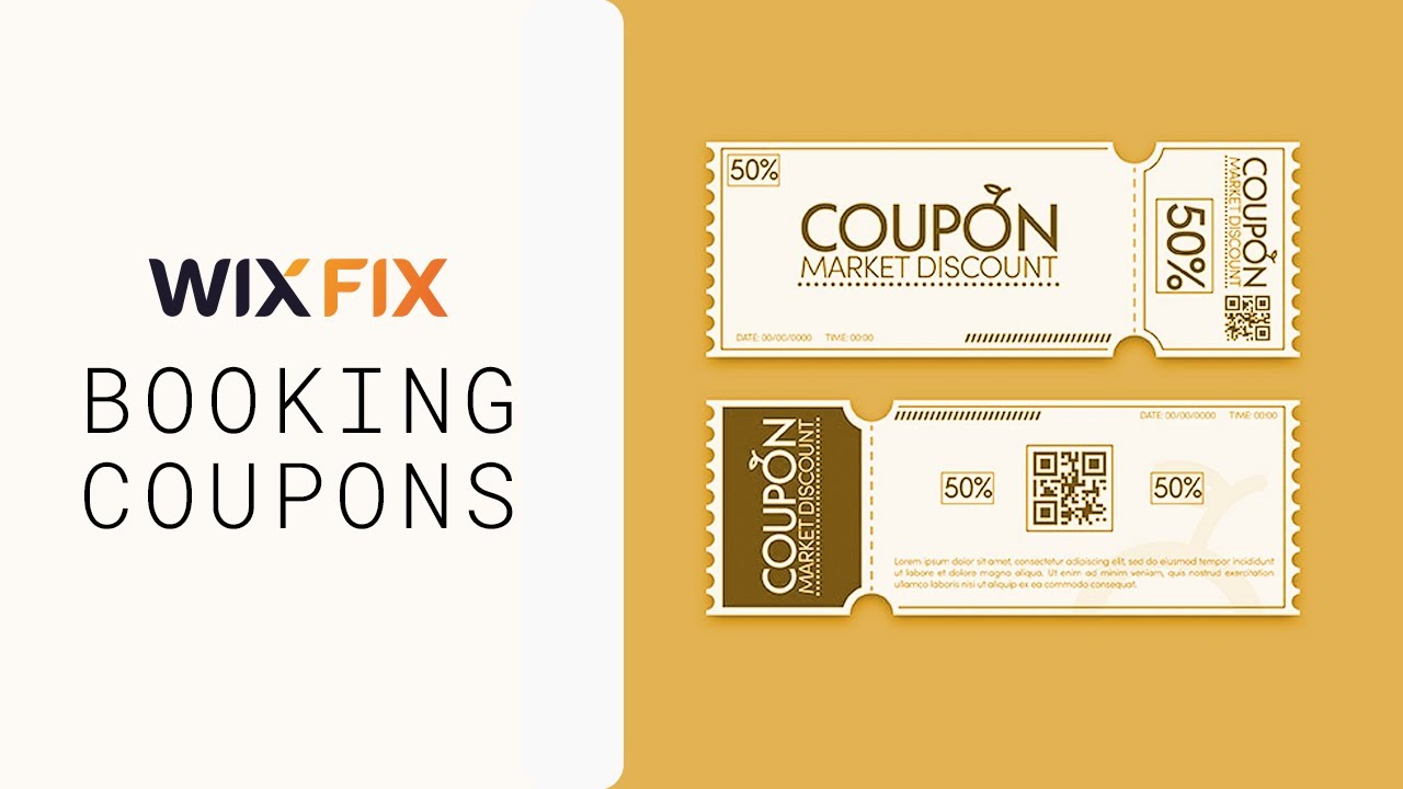 Creating Coupons for Wix Bookings Wix Fix YouTube