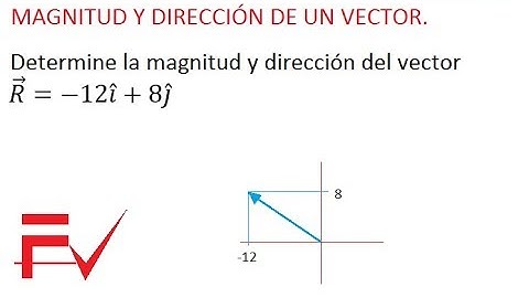 Magnitud y dirección de un vector (1)