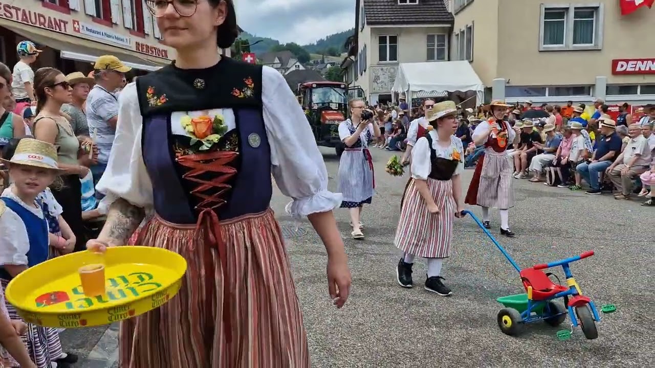 Jodlerfest Jodelfest 2025 Reigoldswil BL Umzug