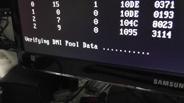 Troubleshooting the Verifying DMI Pool Message