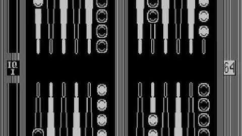 Microgammon SB - Atari 5200 - Gameplay 🎮